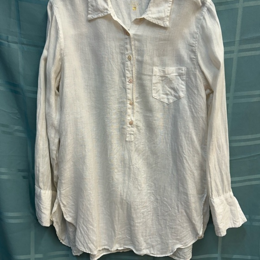 Lilly Pulitzer White Button Down Shirt